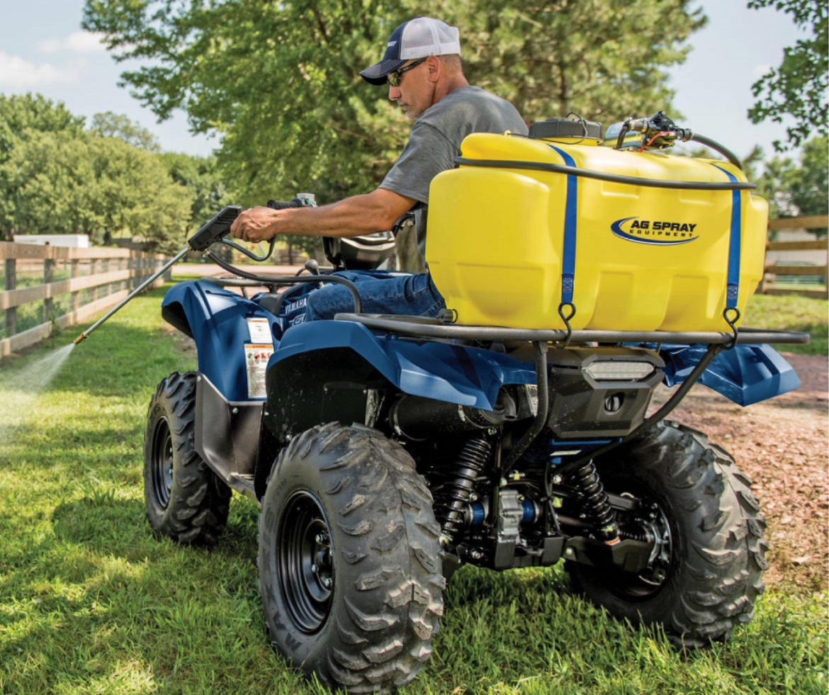 25 GALLON GOLD SPOT SPRAYER WITH 2.2 GPM PUMP & DELUXE HANDGUN
