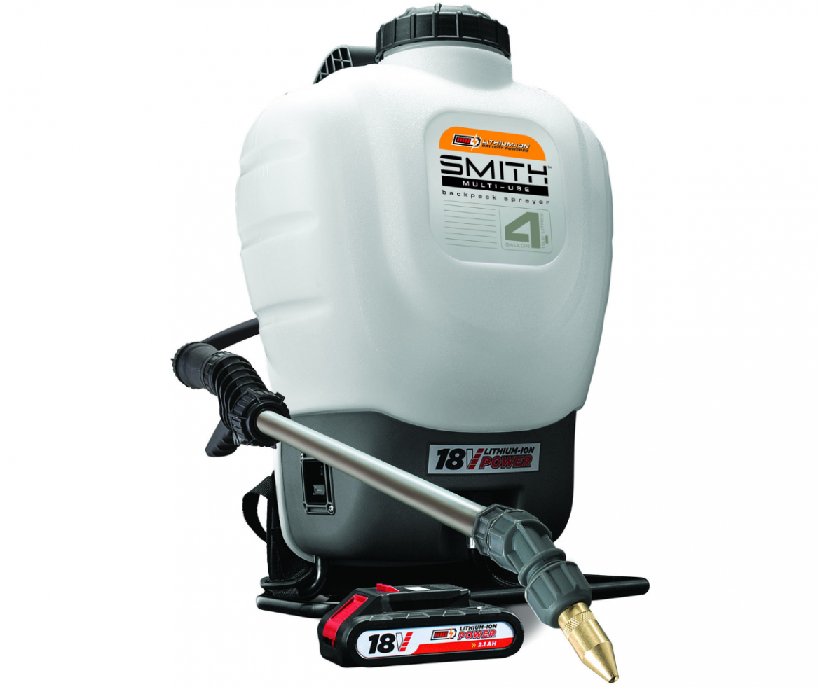 SMITH 18V LITHIUM-ION POWERED BACKPACK SPRAYER