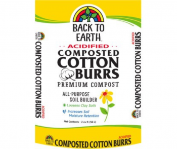 BACK TO EARTH ACIDIFIED COMPOSTED COTTON BURRS