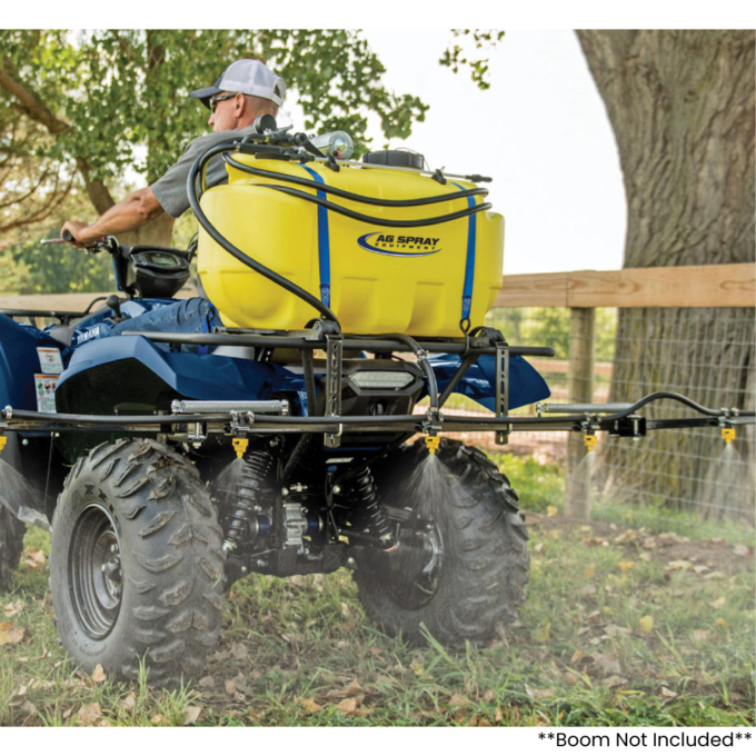 25 Gallon ATV Sprayer with Handgun and Boom Bracket 25 Gallon ATV Sprayer with Handgun and Boom Bracket