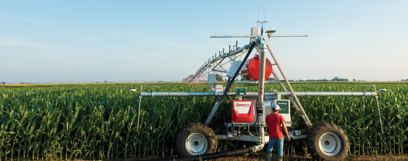 Zimmatic lateral-move agricultural irrigation equipment