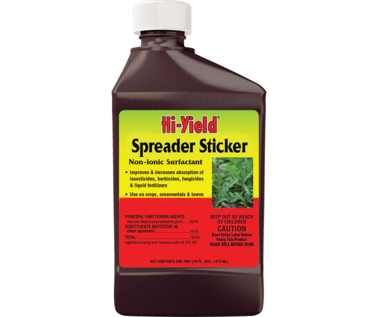 Hi-Yield Spreader Sticker lawn and landscape spray additive