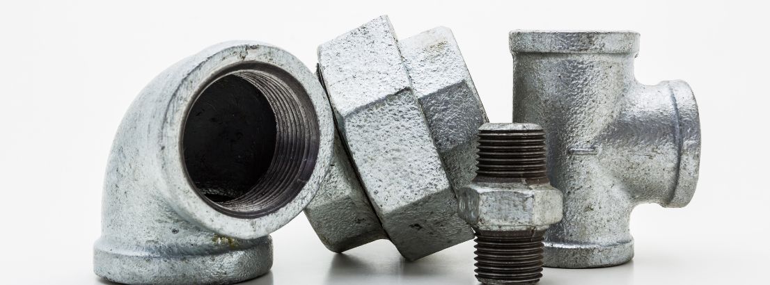Galvanized Plumbing Fittings Galvanized plumbing fittings and pipe connections
