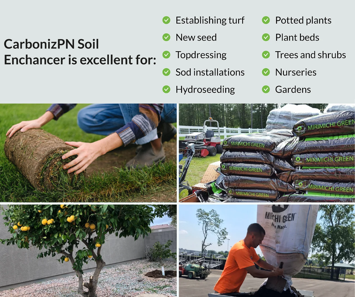 CarbonizPN Soil Enhancer: Uses