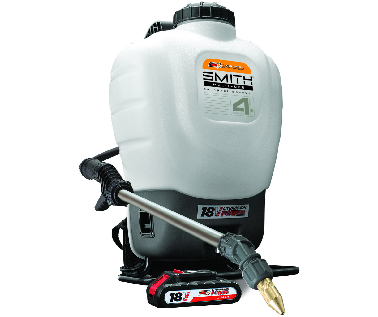 Smith 18V lithium-ion battery powered backpack sprayer