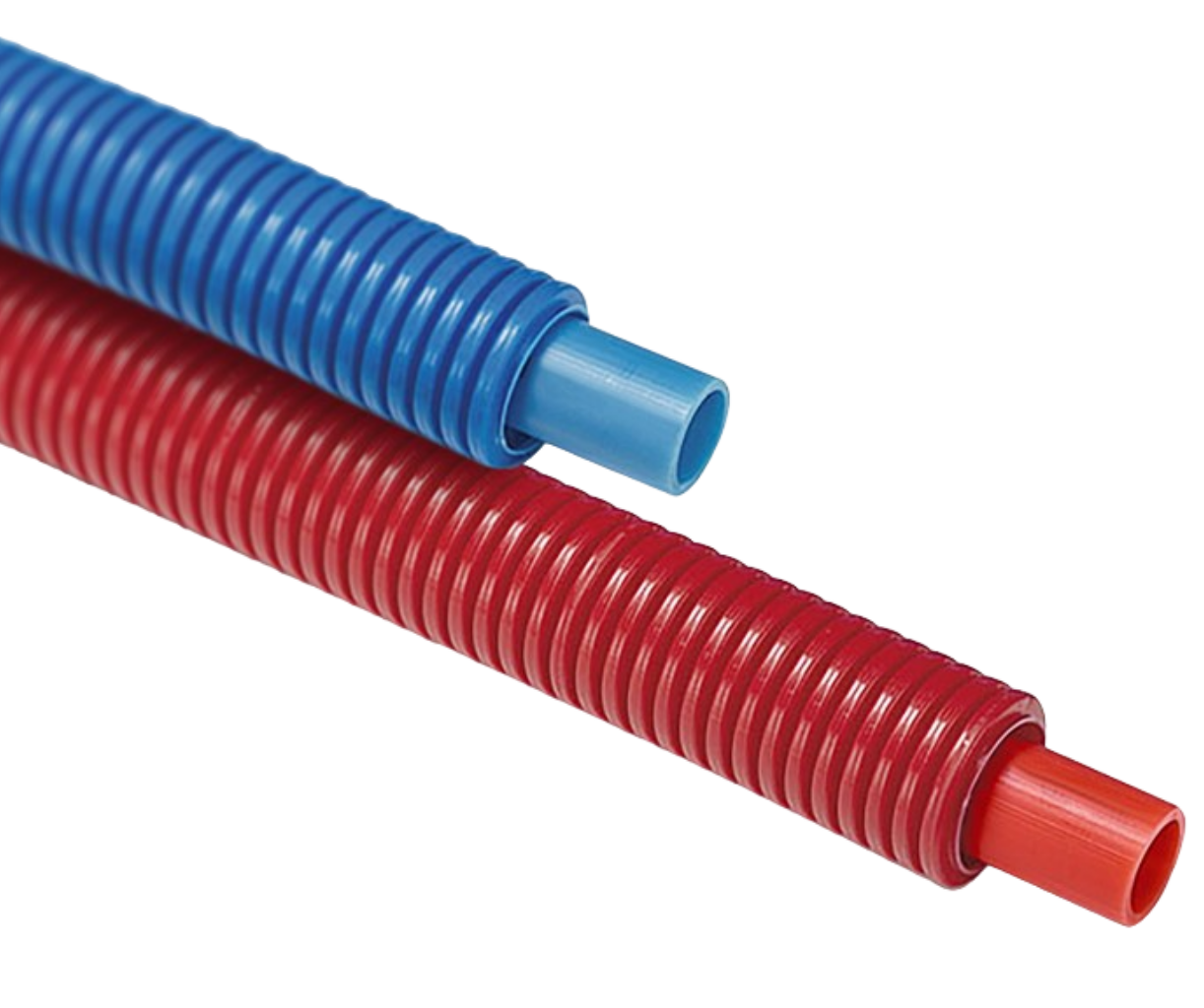 Pre-sleeved PEX pipe