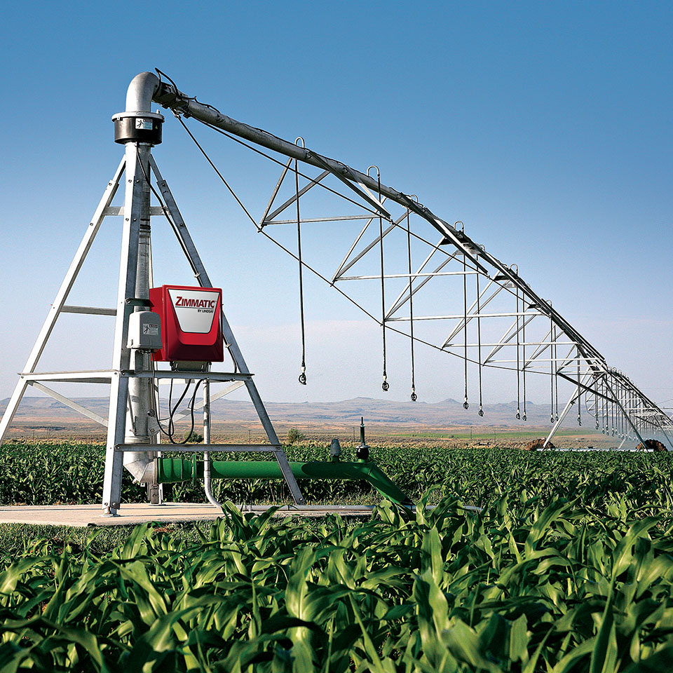 Zimmatic by Lindsay irrigation equipment and branding